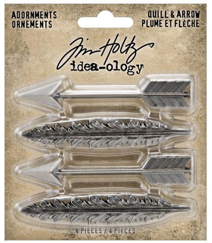 Idea-Ology Metal Adornments - Quill and Arrow