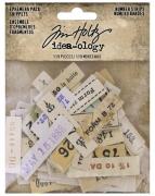 Idea-Ology Ephemera Snippets - Number Strips