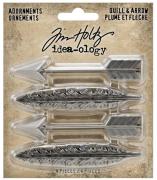 Idea-Ology Metal Adornments - Quill and Arrow
