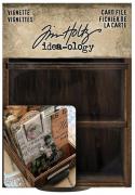 Idea-Ology Wooden Vignette Card File