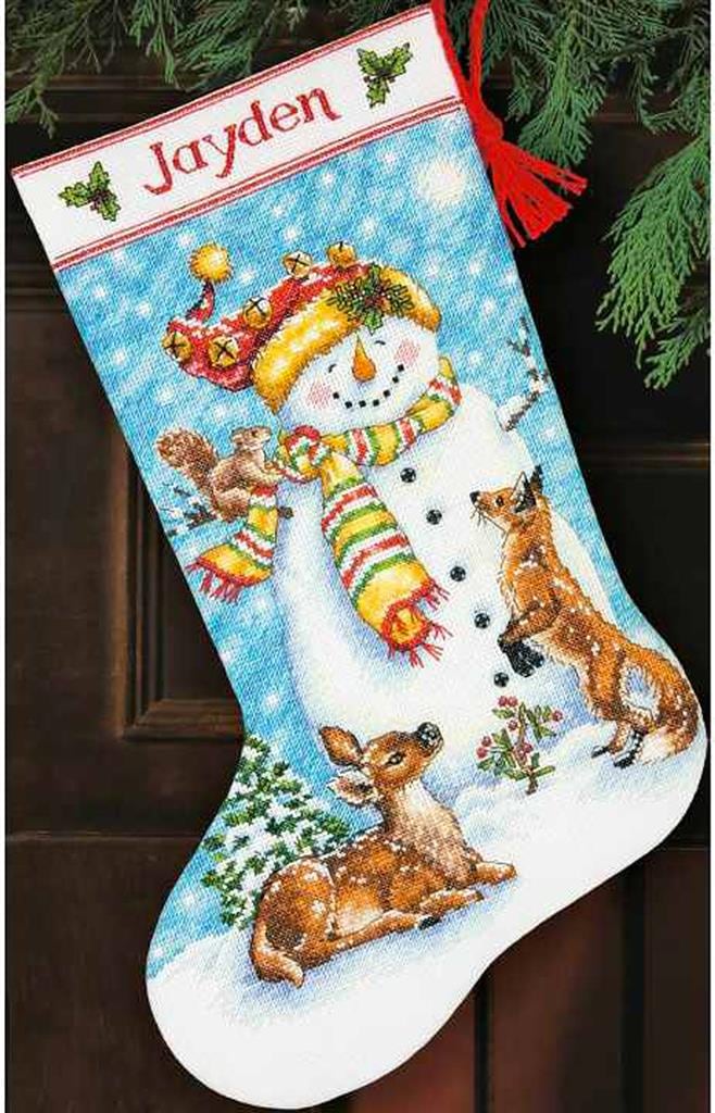 Dimensions Stocking Needlepoint Kit 16 Long-Seasonal Snowman