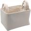 Basket canvas off-white Large