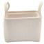 Basket canvas off-white Small