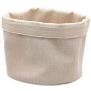 Round Basket canvas off-white