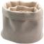 Round Basket canvas off-white