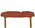 Scroll Frame Cover 60 cm - Rust Dots