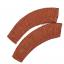 Scroll Frame Cover 60 cm - Rust Dots
