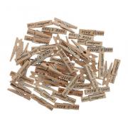 Clothes Pegs Wood - 35mm