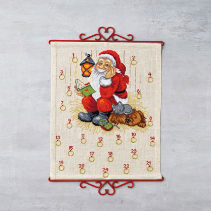 Santa with Dog