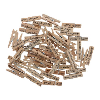 Clothes Pegs Wood - 45mm