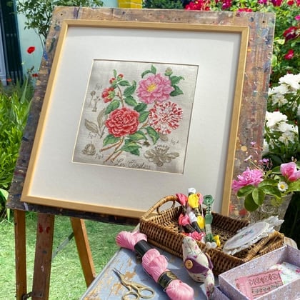 Étude aux camélias - Linen