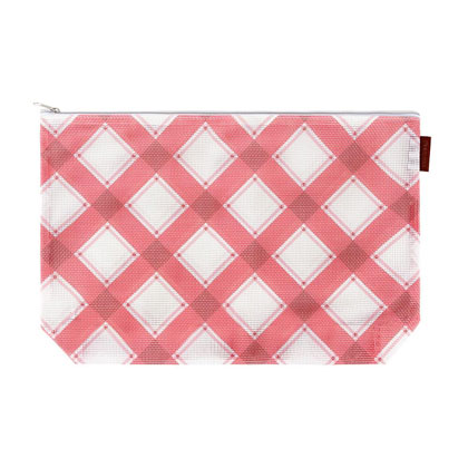 Mad for Plaid - Zipper Pouch - Berry