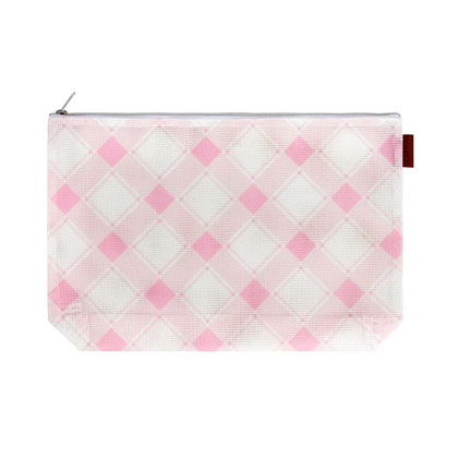 Mad for Plaid - Zipper Pouch - Peony