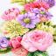 Floral cotton candy