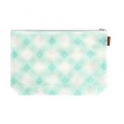 Mad for Plaid - Zipper Pouch - Misty