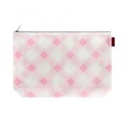 Mad for Plaid - Zipper Pouch - Peony