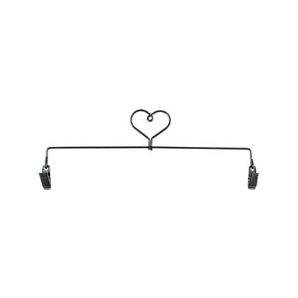 Craft Holder - Heart Charcoal 12\"