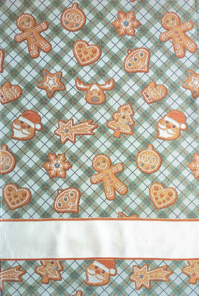 Kitchen towel - Cookies - Scottish Green