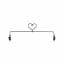 Craft Holder - Heart Charcoal 12"