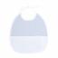 3 Month Embroidery Bib "Dots" Grey
