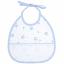 3 Month Embroidery Bib "Koala" Blue