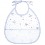 3 Month Embroidery Bib "Koala" Grey