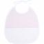 6 Month Embroidery Bib "Dots" Pink