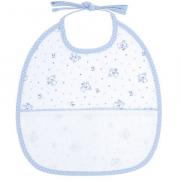 6 Month Embroidery Bib "Koala" Blue