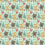 Cute Forest on Aqua