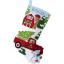 Christmas At The Farm Felt Stocking Applique