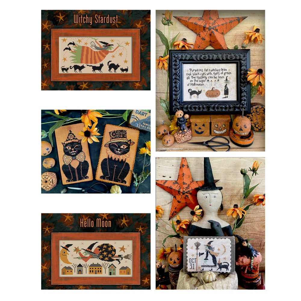 Halloween Witch Women Canvas Complete Art Kit! At home Witch Women DIY –  Teresa's Spot for All Things Art