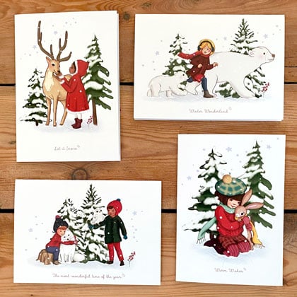Christmas Card Pack - Snow Day