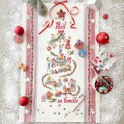 Torchon « Noël en famille» - Linen