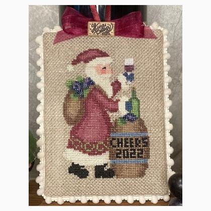 Rustic Wine Lover\'s Santa