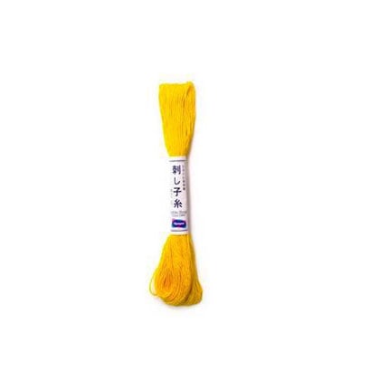 Yellow Sashiko thread