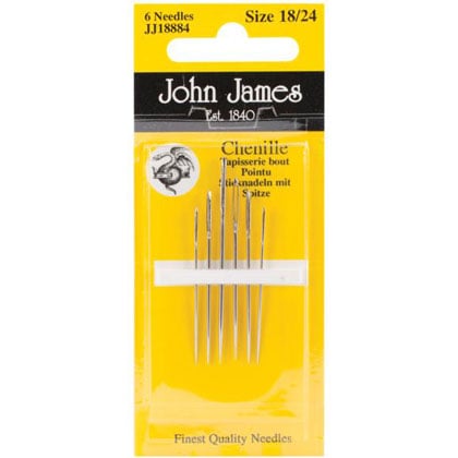 John James Chenille Sewing Needles 18/24