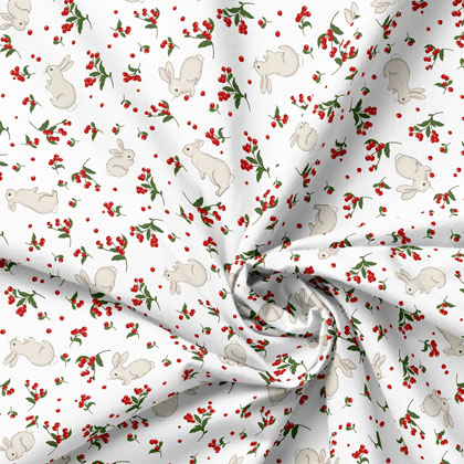 Bunnies Berry - 50x145cm.