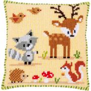 Front Cushion: Forest animals