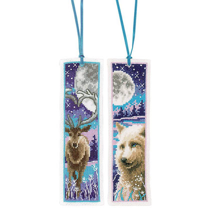 Bookmark - Wolf and deer (2)