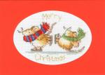 Mice On Ice Christmas Card