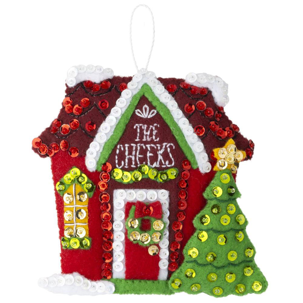 Classic Christmas Felt Stocking Applique From Bucilla - Bucilla - Kits -  Casa Cenina