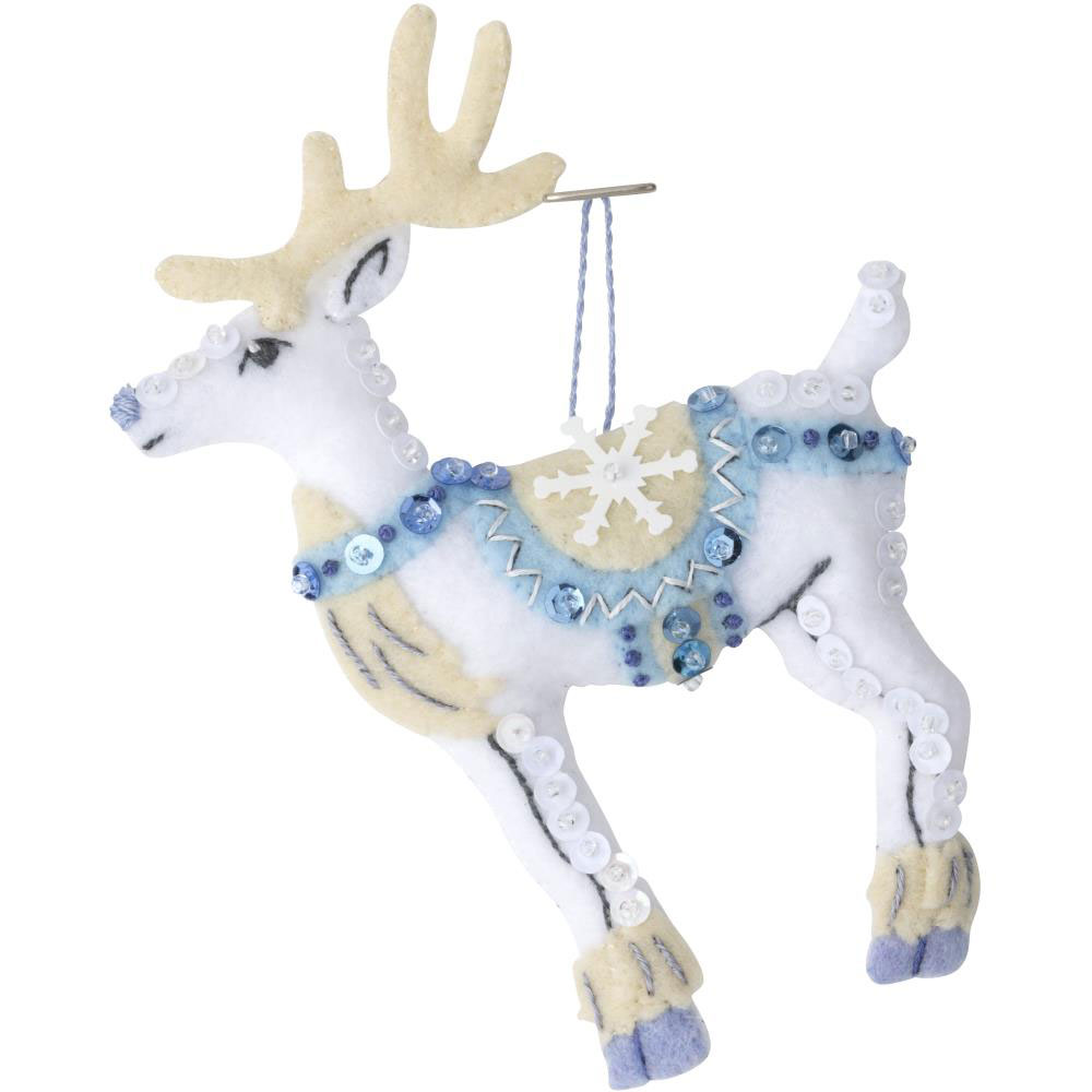 Bucilla Felt Ornament Kit Alice in Wonderland Christmas 3389 New