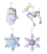 Felt Ornaments Applique Kit - Winter Wonderland