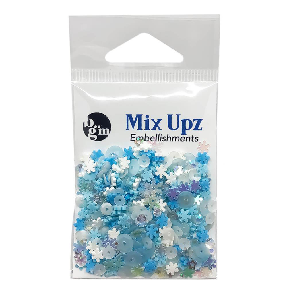 Blizzard Snowflake Confetti Embellishment Mix