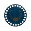 Round Mouliné Organizer - Blue