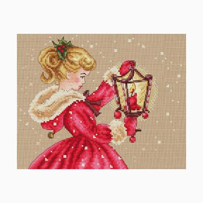 Girl With Candle Light