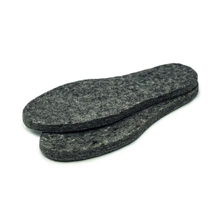 Wool Felt Botties Insoles - adult XS (38)