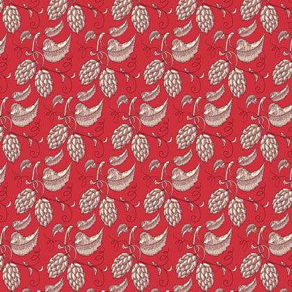 Country French - Vegetable fantasy in red