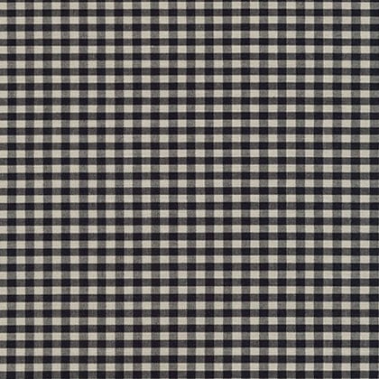 Crawford Gingham (2.5mm): Black 45x110cm.