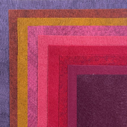 Felt Pack Baies d\'hiver 15x15cm.